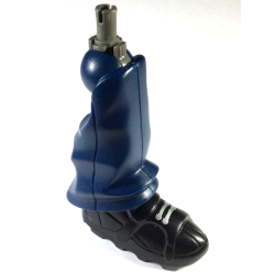 Galidor Limb Leg Allegra, Bottom Section with Rotatable Black Shoe and Dark Gray Rotation Joint Pin Galidor Limb Leg Allegra, Bottom Section with Rotatable Black Shoe and Dark Gray Rotation Joint Pin