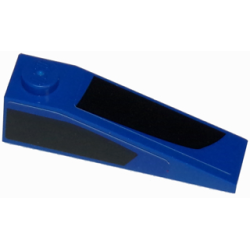 Slope 18 4 x 1 with Black Curved Thick Stripe on Top and Side Pattern Model Left Side (Stickers) - Set 75871