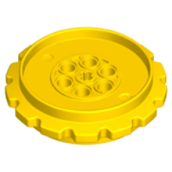 Technic Tread Sprocket Wheel Extra Large - Yellow Technic Tread Sprocket Wheel Extra Large - Yellow