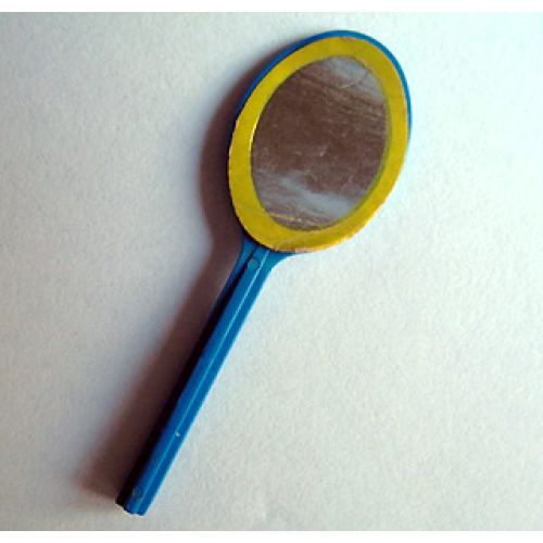 Деталь LEGO hm001pb01 Homemaker Utensil Hand Mirror Pattern (Sticker) - Set 296