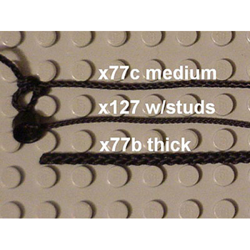 Деталь LEGO x77c String, Cord Medium Thickness (Undetermined Length)