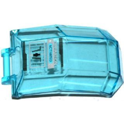 Windscreen 4 x 4 x 4 2/3 with Bar Handle with 'OPERATION', 'ACTIVATED' and Black Minifigure Silhouette Pattern (Sticker) - Set 70170 Windscreen 4 x 4 x 4 2/3 with Bar Handle with 'OPERATION', 'ACTIVATED' and Black Minifigure Silhouette Pattern (Sticker) - Set 70170