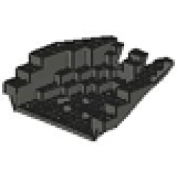 Boat, Hull Large Stern 14 x 16 x 5 1/3, Top - Dark Gray Boat, Hull Large Stern 14 x 16 x 5 1/3, Top - Dark Gray