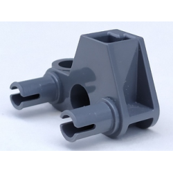 Bionicle Rhotuka Connector Block 1 x 3 x 2 with 2 Pins and Axle Hole - Dark Bluish Gray Bionicle Rhotuka Connector Block 1 x 3 x 2 with 2 Pins and Axle Hole - Dark Bluish Gray