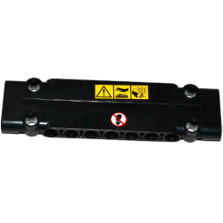 Technic, Panel Plate 3 x 11 x 1 with Warning Signs and No Step Sign Pattern (Stickers) - Set 42053 Technic, Panel Plate 3 x 11 x 1 with Warning Signs and No Step Sign Pattern (Stickers) - Set 42053