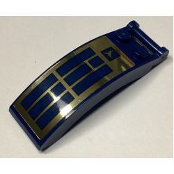 Windscreen 6 x 2 x 2 with Bar Handle with Gold Solar Panel Pattern (Sticker) - Set 60348 Windscreen 6 x 2 x 2 with Bar Handle with Gold Solar Panel Pattern (Sticker) - Set 60348