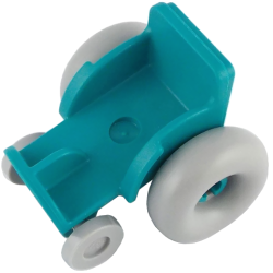 Mini Doll, Utensil Wheelchair with Light Bluish Gray Wheel Wheelchair Balloon 17.6 x 6.4 with Technic Pin Hole and Light Bluish Gray Trolley Wheels (2135 / 7201 / 2496) Mini Doll, Utensil Wheelchair with Light Bluish Gray Wheel Wheelchair Balloon 17.6 x 6.4 with Technic Pin Hole and Light Bluish Gray Trolley Wheels (2135 / 7201 / 2496)