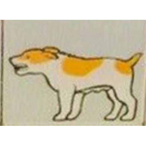 Деталь LEGO 2756pb458 Duplo, Tile 2 x 2 x 1 with Farming Mosaic Picture 04 Pattern