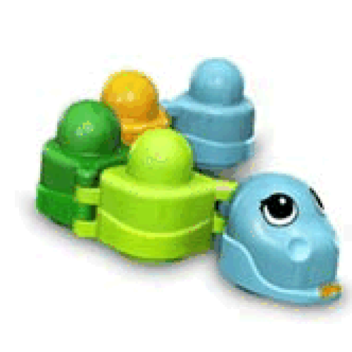 Деталь LEGO 49265c01 Primo Animal Snake with Four Sections with Studs on Top