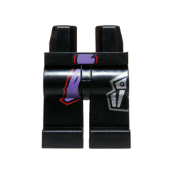 Hips and Legs with Purple Sash and Silver Mechanical Pattern Hips and Legs with Purple Sash and Silver Mechanical Pattern