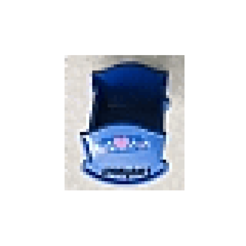 Деталь LEGO 4908pb03 Duplo, Furniture Cradle (Belville Baby Crib) with 3 Dark Pink Hearts and White Vine Pattern (Sticker) - Set 5890