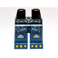 Hips and Dark Blue Legs with Gray Straps , Knee Covers and Yellow Talons Pattern Hips and Dark Blue Legs with Gray Straps , Knee Covers and Yellow Talons Pattern