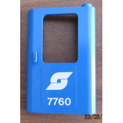 Door 1 x 4 x 5 Train Right, Thin Support at Bottom with Austrian Railways Logo and '7760' Pattern (Sticker) - Set 7760 Door 1 x 4 x 5 Train Right, Thin Support at Bottom with Austrian Railways Logo and '7760' Pattern (Sticker) - Set 7760