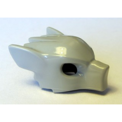 Minifigure, Headgear Mask Wolf, Plain Minifigure, Headgear Mask Wolf, Plain