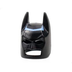 Minifigure, Headgear Mask Batman Cowl (Angular Ears, Pronounced Brow) with Medium Blue Electro Pattern Minifigure, Headgear Mask Batman Cowl (Angular Ears, Pronounced Brow) with Medium Blue Electro Pattern