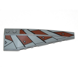 Wedge 10 x 3 Right with SW Sith Pattern (Stickers) - Set 7957