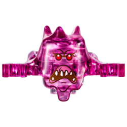 Minifigure, Headgear Ghostbusters Ghost with Open Mouth Grimace Pattern Minifigure, Headgear Ghostbusters Ghost with Open Mouth Grimace Pattern