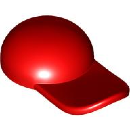 Деталь LEGO 3562 Large Figure Headgear, Super Mario Cap with Long Curved Bill (Diddy Kong)