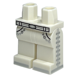 Hips and Legs with Silver and Black Belt with Buckle, Pockets and Lines on Sides and Feet Pattern Hips and Legs with Silver and Black Belt with Buckle, Pockets and Lines on Sides and Feet Pattern