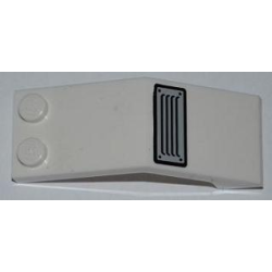 Windscreen 5 x 2 x 1 2/3 with Grille Pattern (Sticker) - Set 7726