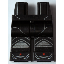 Hips and Legs with Pearl Dark Gray Knee Pads and Red Dots on Feet Pattern Hips and Legs with Pearl Dark Gray Knee Pads and Red Dots on Feet Pattern