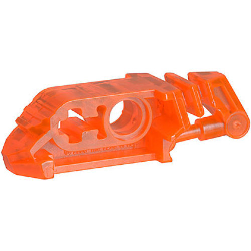 Деталь LEGO 47313 Bionicle Head Connector Block Eye/Brain Stalk (Toa Metru) - Trans-Neon Orange