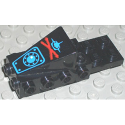 Cockpit Space Nose with Aquazone Aquashark Blue Shark with Red 'X' Pattern