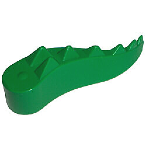 Деталь LEGO 6028 Alligator / Crocodile / Dragon / Dinosaur Tail - Green