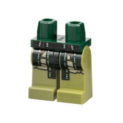 Hips and Olive Green Legs with Dark Green Loincloth Pattern Hips and Olive Green Legs with Dark Green Loincloth Pattern