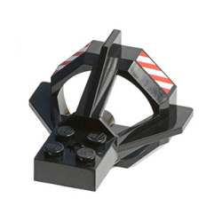 Propeller Housing with Red and White Danger Stripes Pattern (Stickers) - Sets 1782 / 6441 / 6442 / 6557 / 6559 / 6560 / 6599 Propeller Housing with Red and White Danger Stripes Pattern (Stickers) - Sets 1782 / 6441 / 6442 / 6557 / 6559 / 6560 / 6599