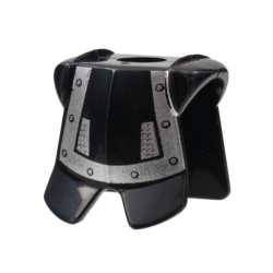 Minifigure Armor Breastplate with Leg Protection with Dracus Silver Studs and Chain Mail Pattern Minifigure Armor Breastplate with Leg Protection with Dracus Silver Studs and Chain Mail Pattern