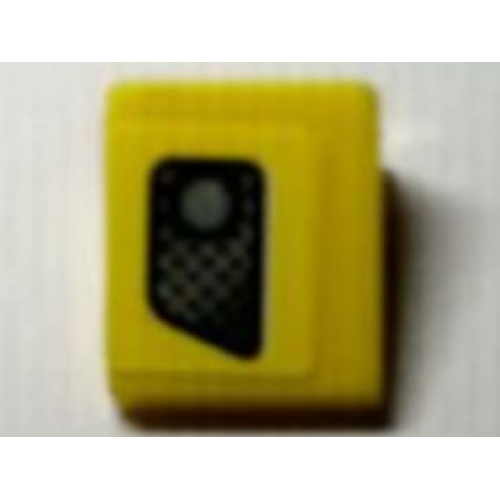 Деталь LEGO 54200pb090L Slope 30 1 x 1 x 2/3 with Headlight Pattern Model Left Side (Sticker) - Set 8135