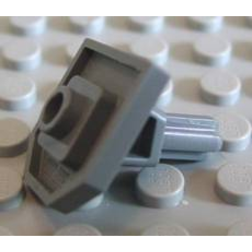 Деталь LEGO 47474 Large Figure Shield Holder with Axle - Dark Bluish Gray