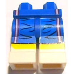 Hips and White Legs with Wrinkles, Yellow Stripe and White Vertical Lines Pattern Hips and White Legs with Wrinkles, Yellow Stripe and White Vertical Lines Pattern