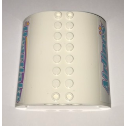 Slope, Curved 8 x 8 x 2 Double with 'Heartlake' and 'Airlines' Pattern (Stickers) - Set 41109 Slope, Curved 8 x 8 x 2 Double with 'Heartlake' and 'Airlines' Pattern (Stickers) - Set 41109