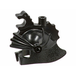 Minifigure, Headgear Helmet Castle with Dragon Crown Top Minifigure, Headgear Helmet Castle with Dragon Crown Top