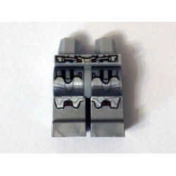 Hips and Flat Silver Legs with Silver Knee Plates and Belt Pattern Hips and Flat Silver Legs with Silver Knee Plates and Belt Pattern