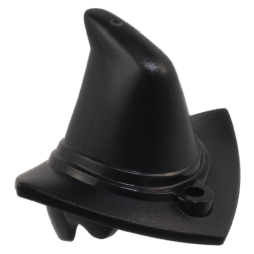 Деталь LEGO 1706 Minifigure, Hair Combo, Hair and Witch Hat, Hole for Pin in Front