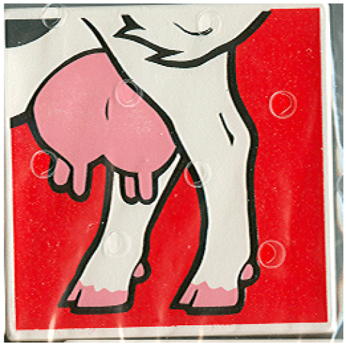 Деталь LEGO 2756pb072 Duplo, Tile 2 x 2 x 1 with Cow Mosaic Picture 18 Pattern