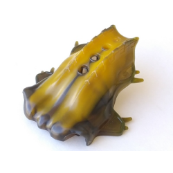 Bionicle Head, Barraki Carapar with Marbled Trans-Brown Pattern