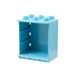 Duplo, Furniture Refrigerator Cabinet - Maersk Blue Duplo, Furniture Refrigerator Cabinet - Maersk Blue