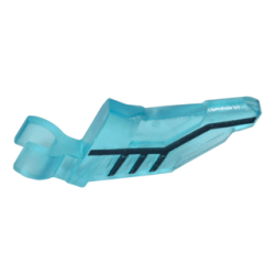 Minifigure Wing Mechanical with Clip with Black Lines Pattern Model Left Side