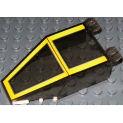 Windscreen 7 x 4 x 1 2/3 with Locking Dual 2 Fingers, 9 Teeth with SW Yellow Pattern Windscreen 7 x 4 x 1 2/3 with Locking Dual 2 Fingers, 9 Teeth with SW Yellow Pattern