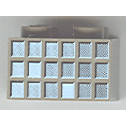 Деталь LEGO 3003px1 Brick 2 x 2 with Light Gray Squares on Two Sides Pattern