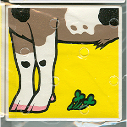 Duplo, Tile 2 x 2 x 1 with Goat Mosaic Picture 05 Pattern Duplo, Tile 2 x 2 x 1 with Goat Mosaic Picture 05 Pattern