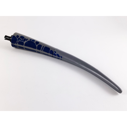 Деталь LEGO 36670c01pb01 Dinosaur Tail Baryonyx with Pin and Dark Blue Spots Pattern