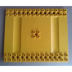 Duplo, Toolo Plate 12 x 14 with 2 x 14 Studs on Sides and 2 x 2 Studs in Center