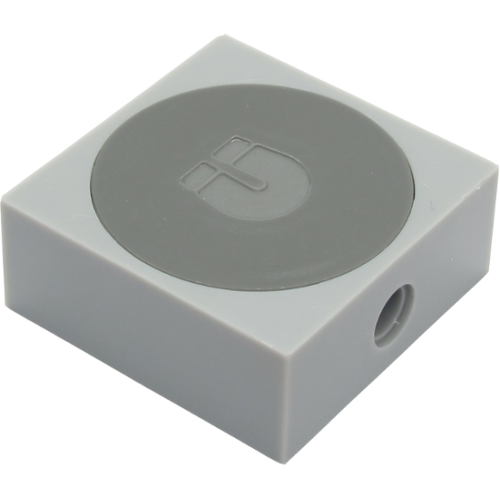 Деталь LEGO 65217c01 Magnet Brick 4 x 4 x 1 1/3 No Studs and 2 Pin Holes