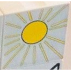 Duplo, Tile 2 x 2 x 1 with Outdoors Mosaic Picture 06 Pattern