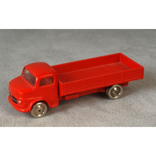 Деталь LEGO 653pb02 HO Scale, Mercedes Open Bed Truck, Red Flatbed